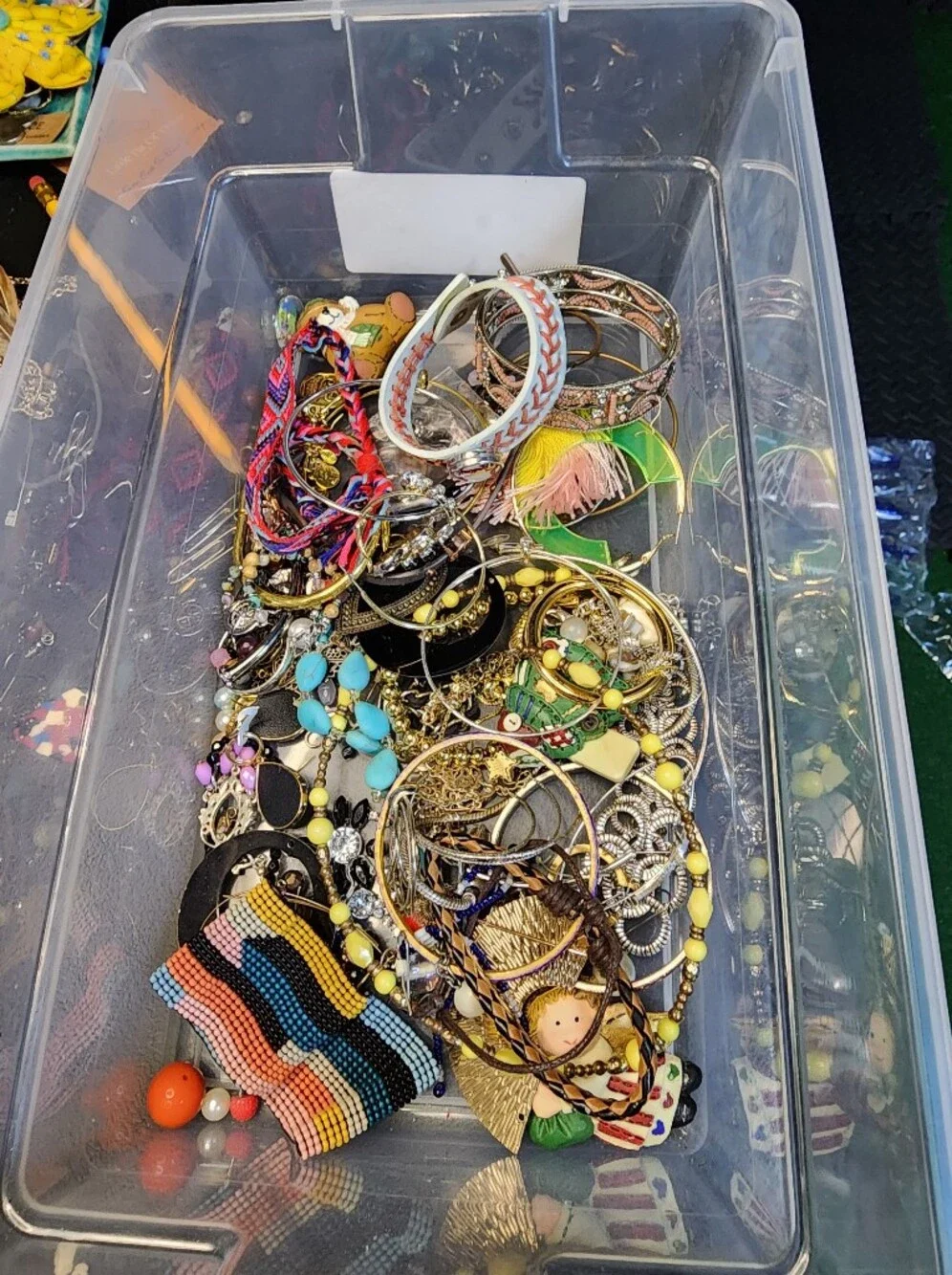 1lb Mixed Fashion Jewlery Lot For Crafting May Or May Not Have Matches